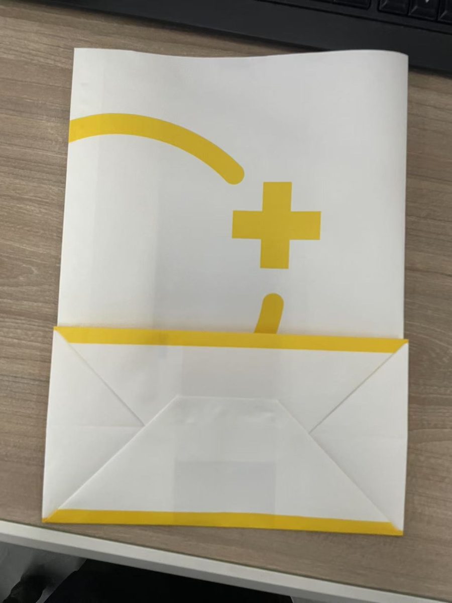 Sacs papier personnalisés imprimés pour une officine